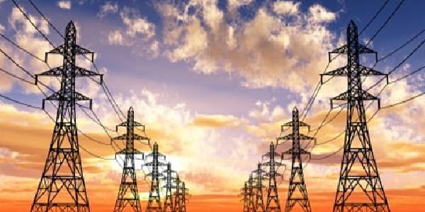 Image of High Voltage Tower with Sky Background